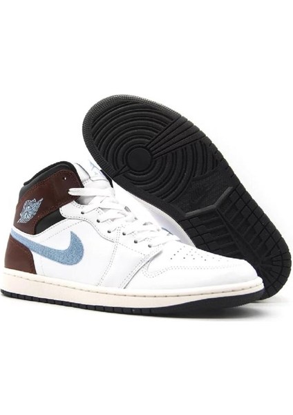 Nıke Air Jordan 1 Mid Se Erkek Spor Ayakkabı Beyaz FQ7831142 I-122