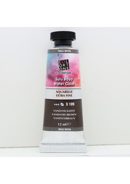Artist Colors Profesyonel Sulu Boya 12 ml ''vandayk Kahve''