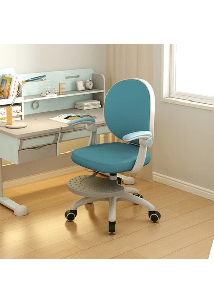 Karr Office Çocuk Çalışma Sandalyesi | Çalışma Koltuğu | Ergonomik Çocuk Sandalyesi  | Pozisyon Sabitleme | Kilitli Teker