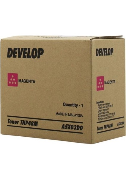 TNP-48M (A5X03D0) Kırmızı Magenta Orjinal Toner Ineo +3350 / +3850