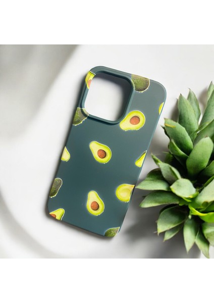 iphone 14PRO Avokado desenli Kılıf