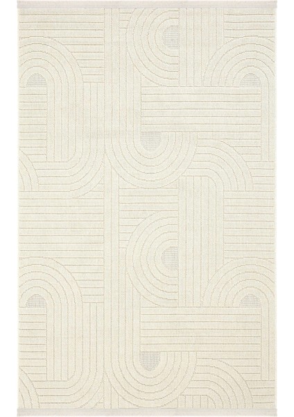 Hasır 623 Krem Ince Halı Kilim Mutfak Halısı Kesme Halı Oturma Odası Halısı Yazlık Halı