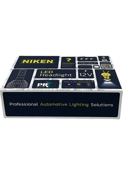 LED Xenon Pro Serisi H3 Far Ampulü 2'li Takım