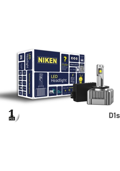 LED Xenon Pro Serisi D1S Far Ampulü 1 Adet