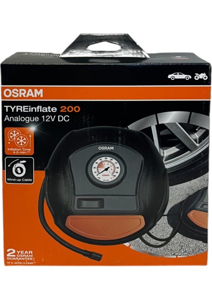 Osram Lastik Şişirme Kompresörü Tyreinflate 200