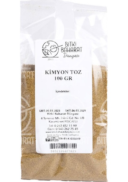 Kimyon Toz 100 gr