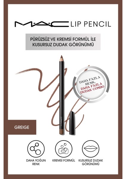 Kremsi Kalıcı Dudak Kalemi - Lip Pencil - GREIGE 1.45 G