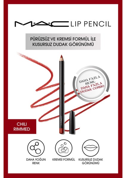 Lip Pencil Dudak Kalemi-chılı Rımmed 1.45gm