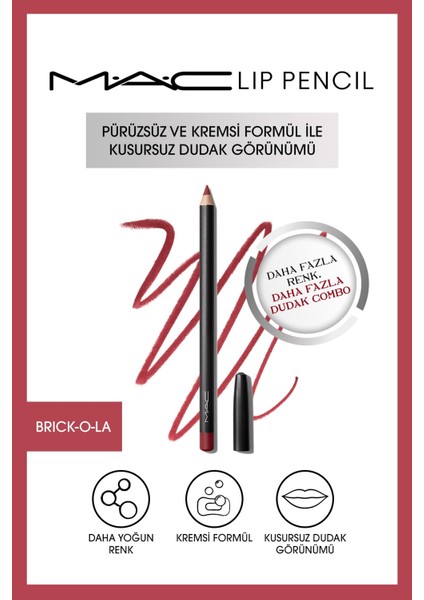 Lip Pencil Dudak Kalemi-brıck-o-la 1.45gm