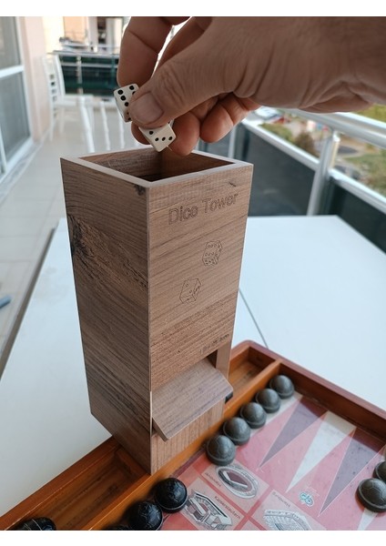 Dice Tower, Tavla Zarı Kulesi ,Tavla Takımı Aksesuarı EH037