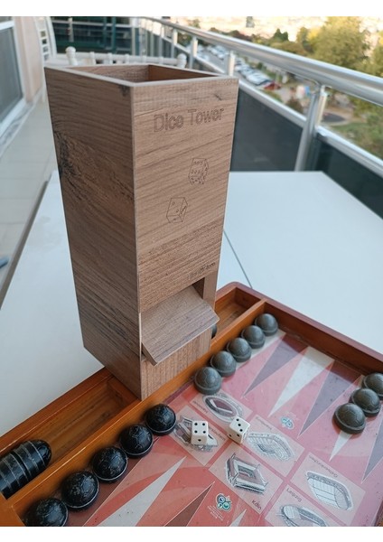 Dice Tower, Tavla Zarı Kulesi ,Tavla Takımı Aksesuarı EH037