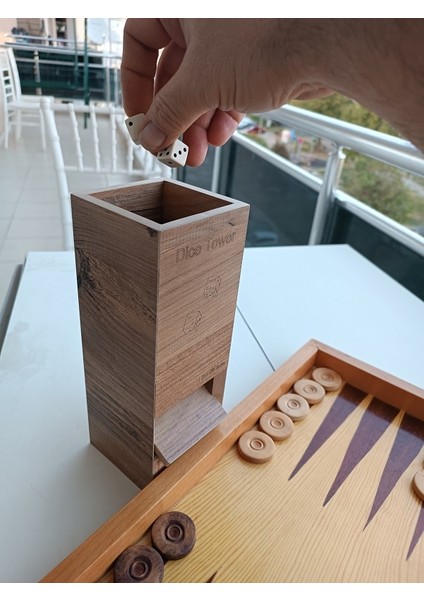 Dice Tower, Tavla Zarı Kulesi ,Tavla Takımı Aksesuarı EH037