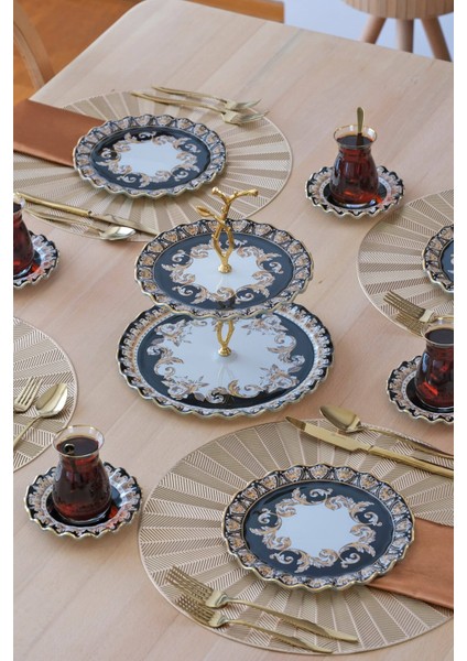 Ragusa Altın Yaldızlı Cam Kurabiyelik fiyatları