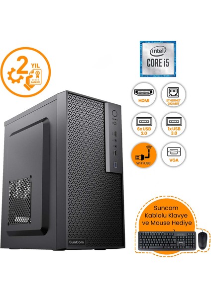 Raks FRC101A3 I5-4460 16GB 2tbssd Freedos Masaüstü Bilgisayar