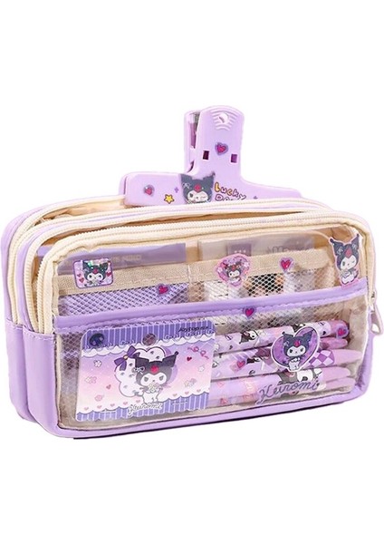 Kızlar Için Büyük Kapasiteli Kalem Kutusu ve Kırtasiye Kutusu, Kurome Ilkokul Öğrencisi Kırtasiye Çantası, Çocuk Kırtasiye Çantası (Yurt Dışından)