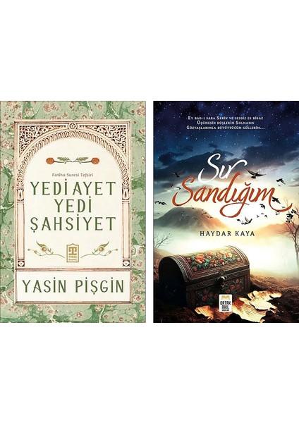 Yedi Ayet Yedi Şahsiyet Fatiha Suresi Tefsiri - Sır Sandığım 2 Kitap