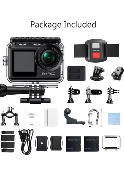 4K30FPS Aksiyon Kamerası Su Geçirmez Dokunmatik Ekran Wifi fiyatları