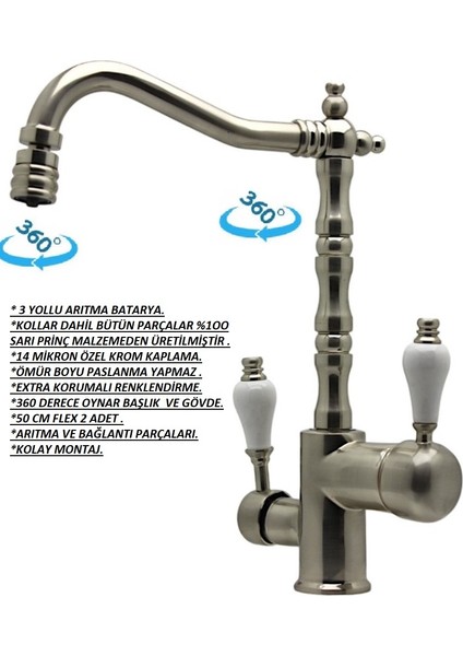 Antik Inox Arıtma Bataryası