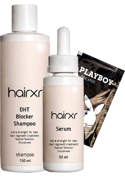 Saç Bakım Şampuanı ve Serum Saç Besleme Güçlü ASLKO2:0023 150 ml Hairxr Dht Blocker 30 ml + Yanında Jel