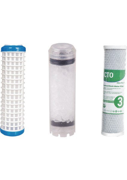 Bina Girişi Su Arıtma 3 Lü Filtre Seti - Daire Girişi Su Filtresi modelleri