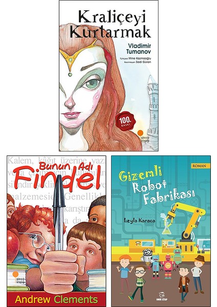 Kraliçeyi Kurtarmak - Bunun Adı Findel - Gizemli Robot Fabrikası 3 Kitap