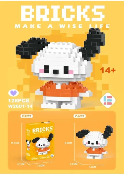 Pochacco Sanrio 3D Yapboz Puzzle