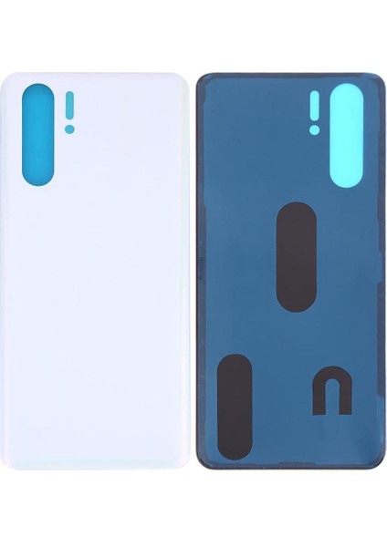 Huawei P30 Pro Arka Pil Batarya Kapağı Cam VOG-L29 VOG-L09 Beyaz