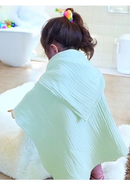 Dört Katlı Müslin Bebek Çocuk Havlu Kundak Banyo Havlusu Pamuk Plaj Havlusu Panço 4 Katlı modelleri