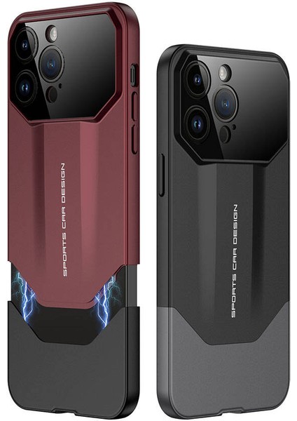 Apple iPhone 14 Pro Max Kılıf Çift Parçalı Şık Twister Premium Sert Kapak