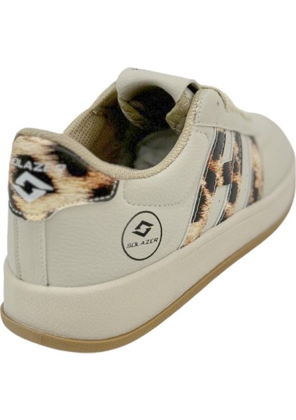 Kadın Bej Ortopedik Taban Cilt Sneaker 037 modelleri