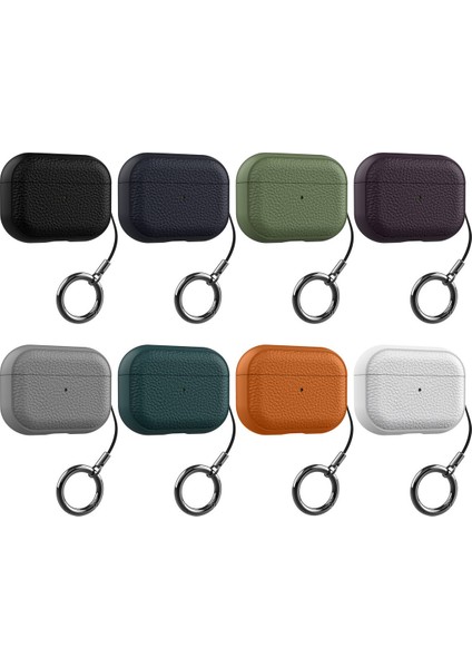 Lychee Desen Apple Airpods Bluetooth Koruyucu Airpods Pro2 Kulaklık Kılıfı (Yurt Dışından)
