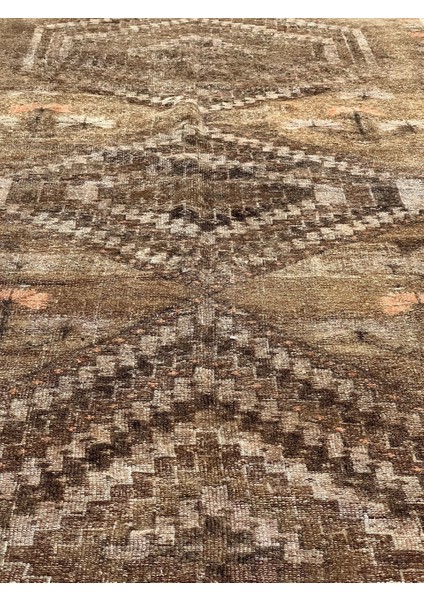 208X453 cm El Dokuma Yıkanabilir Kahverengi Rustik Desenli Halı Büyük Alanlar Için Harika Ev Dekoru fiyatları