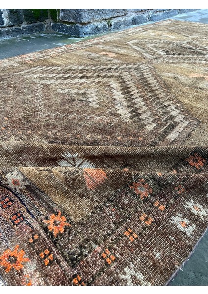 208X453 cm El Dokuma Yıkanabilir Kahverengi Rustik Desenli Halı Büyük Alanlar Için Harika Ev Dekoru modelleri