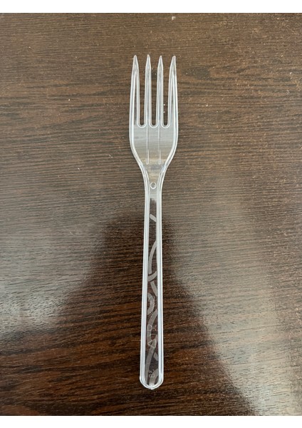 Plastik Lüks Çatal 100 Adet