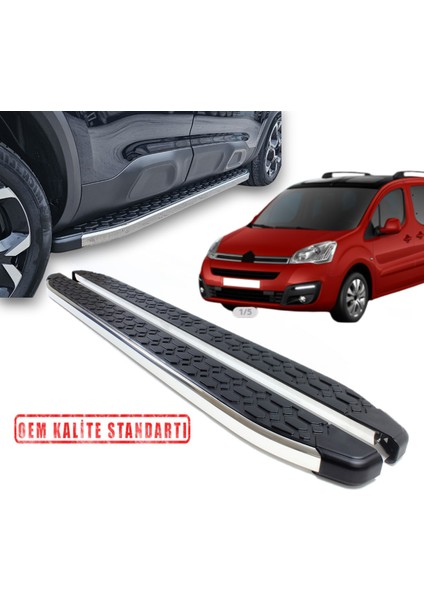 Berlingo 2008 2018 Araca Özel Blackline Yan Basamak