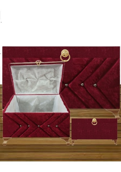 Sandık Gelin Damat Bohça Nişan Çeyiz Sandığı 2li 0308 fırsatları