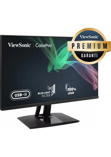 VIEWSONIC VP2756-2K 27” IPS  2K QHD Pantone Onaylı  Fotoğraf Prodüksiyon Tasarım Monitörü