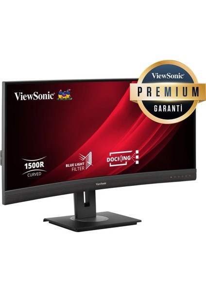 VG3456C 34" Uwqhd Ergonomik 100W USB C ve RJ45'LI 21:9 Curved Docking Profesyonel Monitor