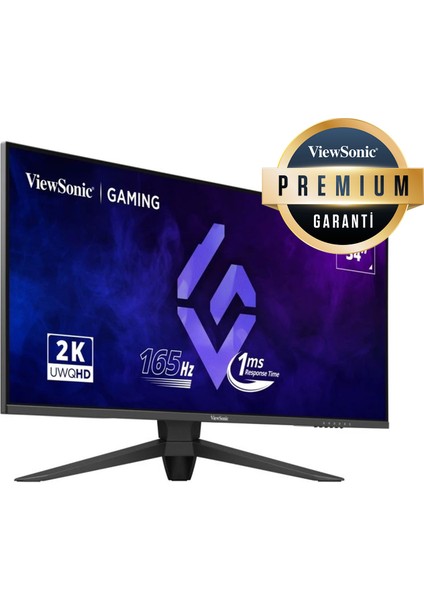 VX3480-2K-PRO 34" Wqhd 21:9 165Hz 1ms Freesync Premium Gaming Monitor