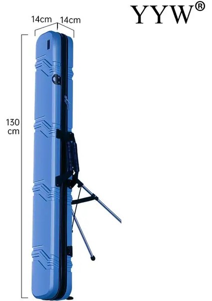 Tcherchı Su Geçirmez Olta Çanta Olta Kamışı Dişli Takımı Taşıma Çantası Araçları Saklama Çantası Taşınabilir Balıkçılık Yardımcı Çanta Sert Kılıf Kapak 130X14 cm (Yurt Dışından)