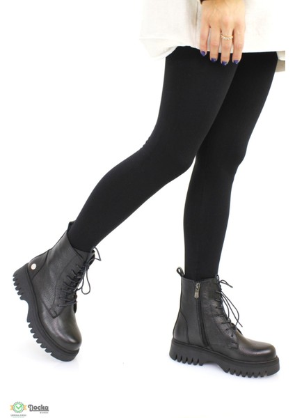 Kadın Ortopedik Hakiki Deri Kalın Taban Postal Bot M25/KB1830 fırsatları