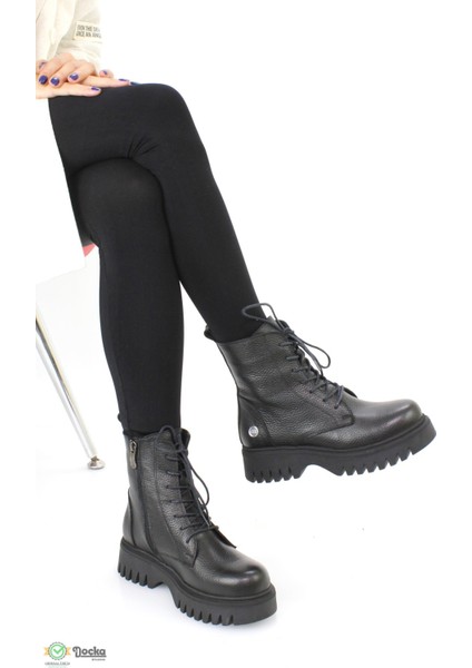 Kadın Ortopedik Hakiki Deri Kalın Taban Postal Bot M25/KB1830 indirimleri