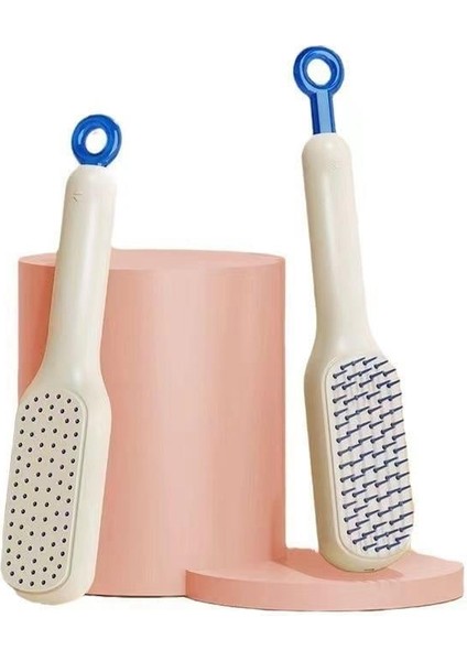 Masaj Etkili Kendi Kendini Temizleyen Pratik Saç Tarağı (Yurt Dışından)