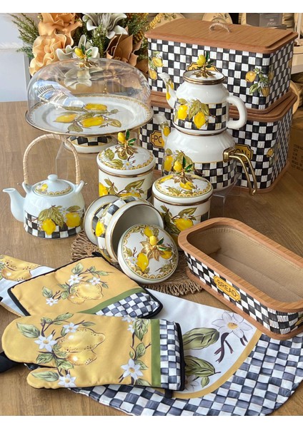 Amarillo Mutfak Önlük Seti 3 Parça modelleri