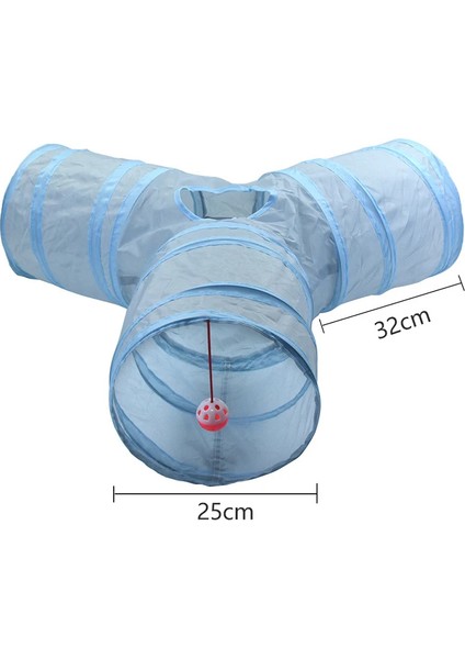Tcherchı Gri Kedi Tüneli Evcil Hayvan Malzemeleri Komik Yavru Kedi Oyuncakları Katlanabilir Oyuncaklar Kedi Evcil Hayvan Eğitimi Interaktif Eğlenceli Oyuncak Oyun Tüneli Tüp 3 Y Tünel (Yurt Dışından)