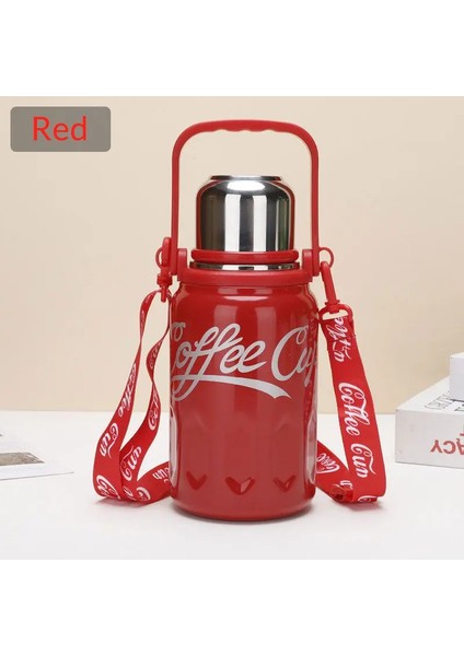 Tcherchı Tüm Sezon Evrensel Büyük Kapasiteli Yalıtımlı Kola Bardağı Paslanmaz Çelik Termos Bardak Açık Taşınabilir Halat Kahve Fincanı (Yurt Dışından)