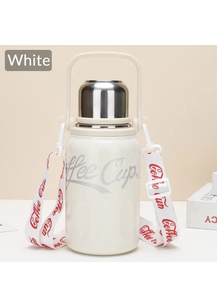 Tcherchı Tüm Sezon Evrensel Büyük Kapasiteli Yalıtımlı Kola Bardağı Paslanmaz Çelik Termos Bardak Açık Taşınabilir Halat Kahve Fincanı (Yurt Dışından)