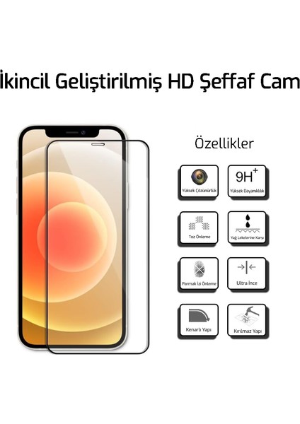 iPhone 12 Kırılmaz Cam Temperli Koruma