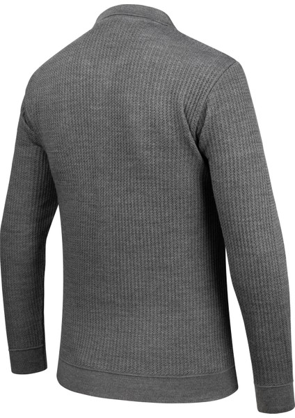 Erkek Düğmeli Çift Cepli Triko Örme Desenli Blazer Tek Ceket Regular Kalıp -5017G fırsatları