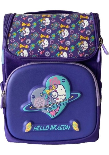 Okul Çantası Omurga Koruyucu Mor